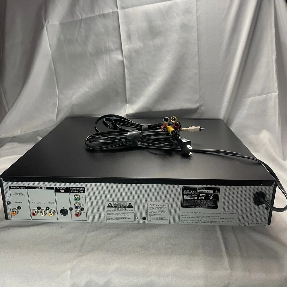 Sony‎ DVP-NC625 5-Disc DVD CD Changer Player MP3 Precision Drive TESTED WORKS